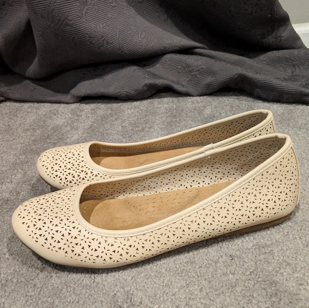 Croft & Barrow womens Ortholite Ballet Flat